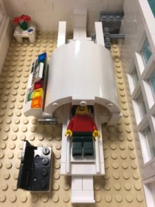 An MRI scanner made of Lego