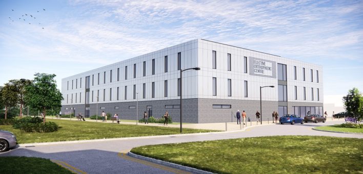 Artists impression of new elective orthopaedic centre
