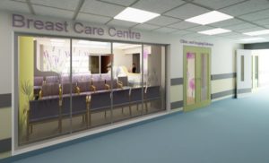 Illustration of the new breast care centre