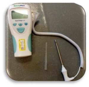Thermometer probe