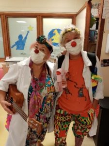 A picture of Suffolk Art Link’s Clown Round - Dr Fidget and Dr Mischief